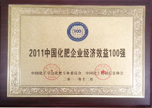 2011中國化肥企業(yè)經(jīng)濟(jì)效益100強(qiáng)